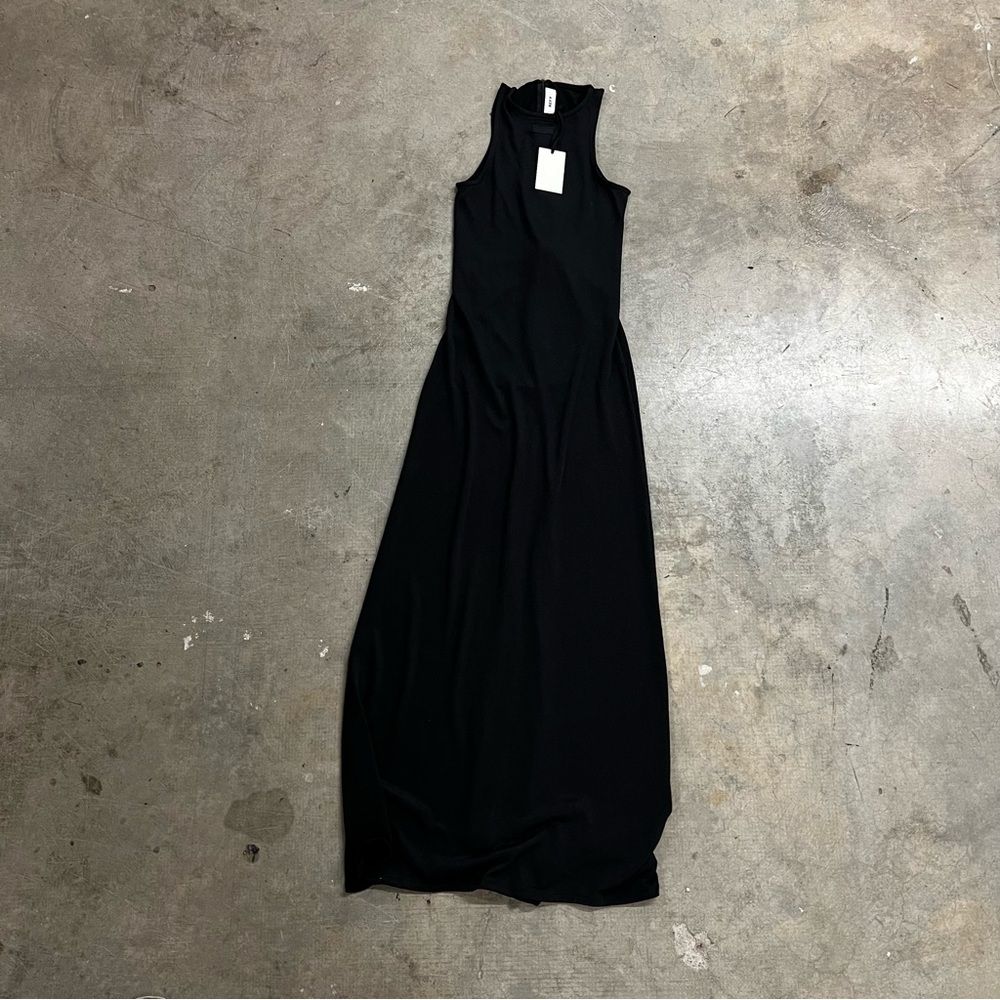 Sleeveless sheer maxi dress (D148)